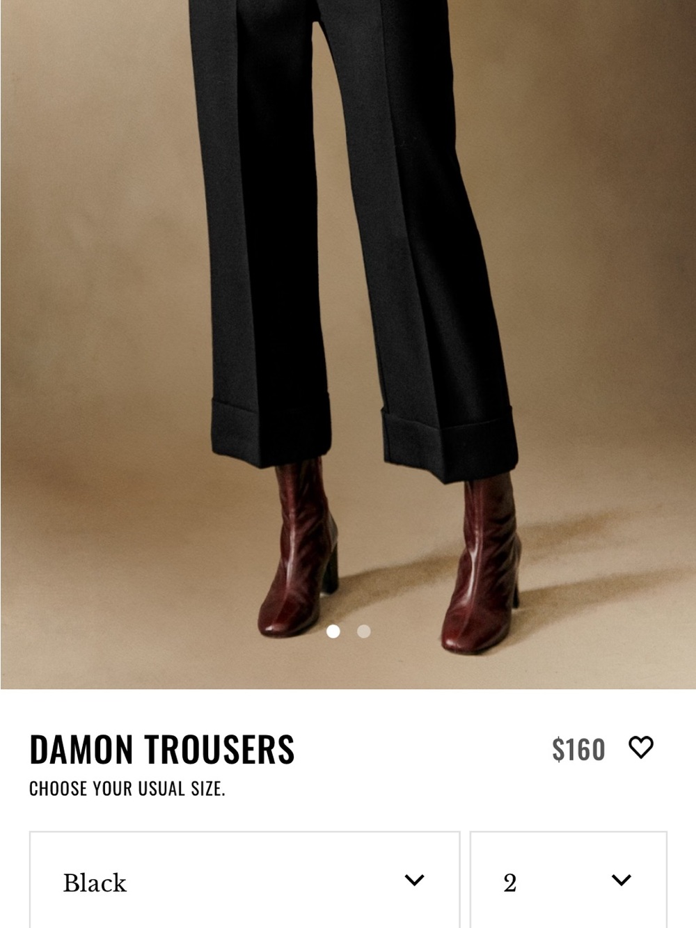 Sezane Damon Trousers — Black